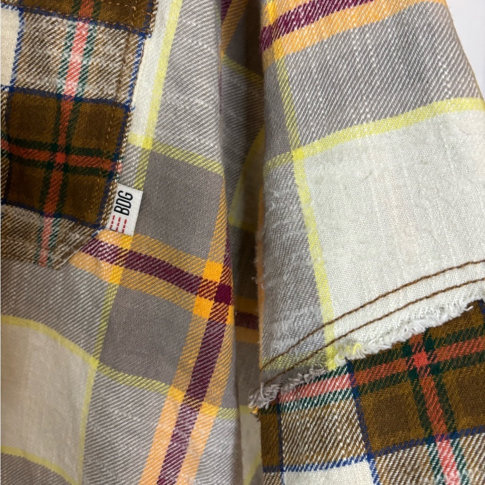 Bdg Oversized Patchwork Mixed Print Flannel Shack… - image 7